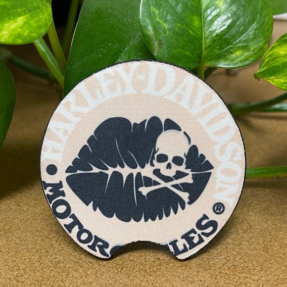 Car Coasters Harley motorcycle theme New set/2 - Picture 4 of 8